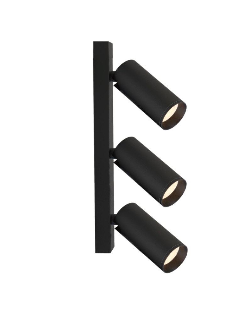 NAZARÉ * REGLETA Mini GU10 3L NEGRO